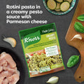 Knorr Creamy Pesto Rotini Pasta No Artificial Flavors Creamy Pesto Rotini Pasta Cooks in 12 Minutes, 4.1 Oz Regular