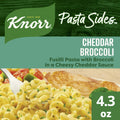 Knorr F Cheddar Broccoli Fusilli Pasta Sides, Cooks in 10 Minutes, No Artificial Flavors, 4.3 Oz Packing May Vary