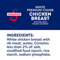 White Premium Chunk Canned Chicken Breast in Water, Fully Cooked Chicken, 4.5 OZ Can