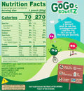Gogo Squeez Fruit on the Go, Apple Apple, 3.2 Oz (Pack of 4), Unsweetened Fruit Snacks for Kids, Gluten Free, Nut Free and Dairy Free, Recloseable Cap, BPA Free Pouches