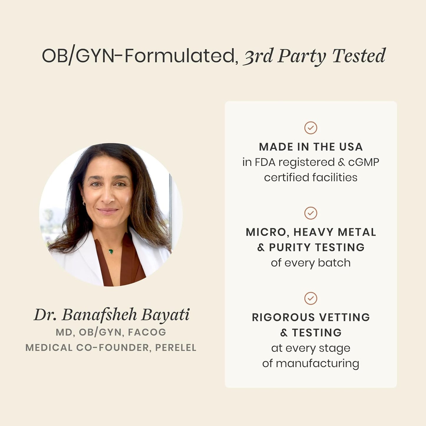 Perelel Conception Support Pack, Prenatal Multivitamin with DHA Omega 3, COQ10 & Folate, Supports Fertility Wellness for Women, Soy & Gluten Free, Non GMO, 30 Daily Pill Packs