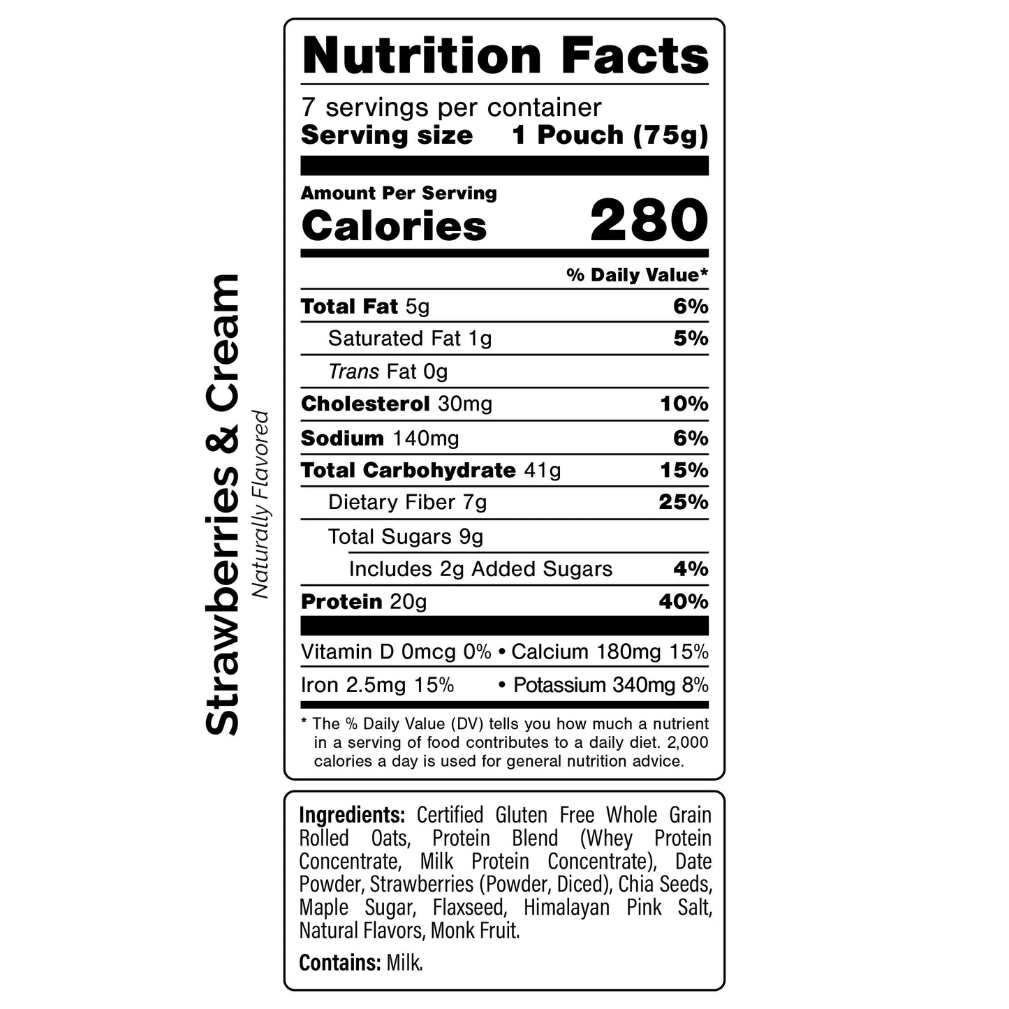 Oats Overnight Variety Pack, 20G Protein Shake, Blueberry Donut & Strawberries & Cream, 14-Pack