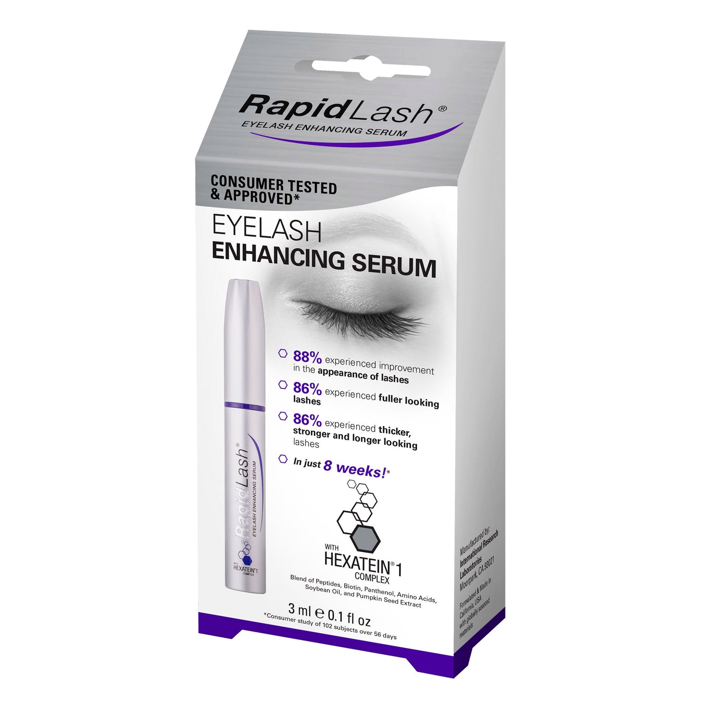 Rapidlash Eyelash Enhancing Serum, 0.1 Fl Oz, 2-Pack