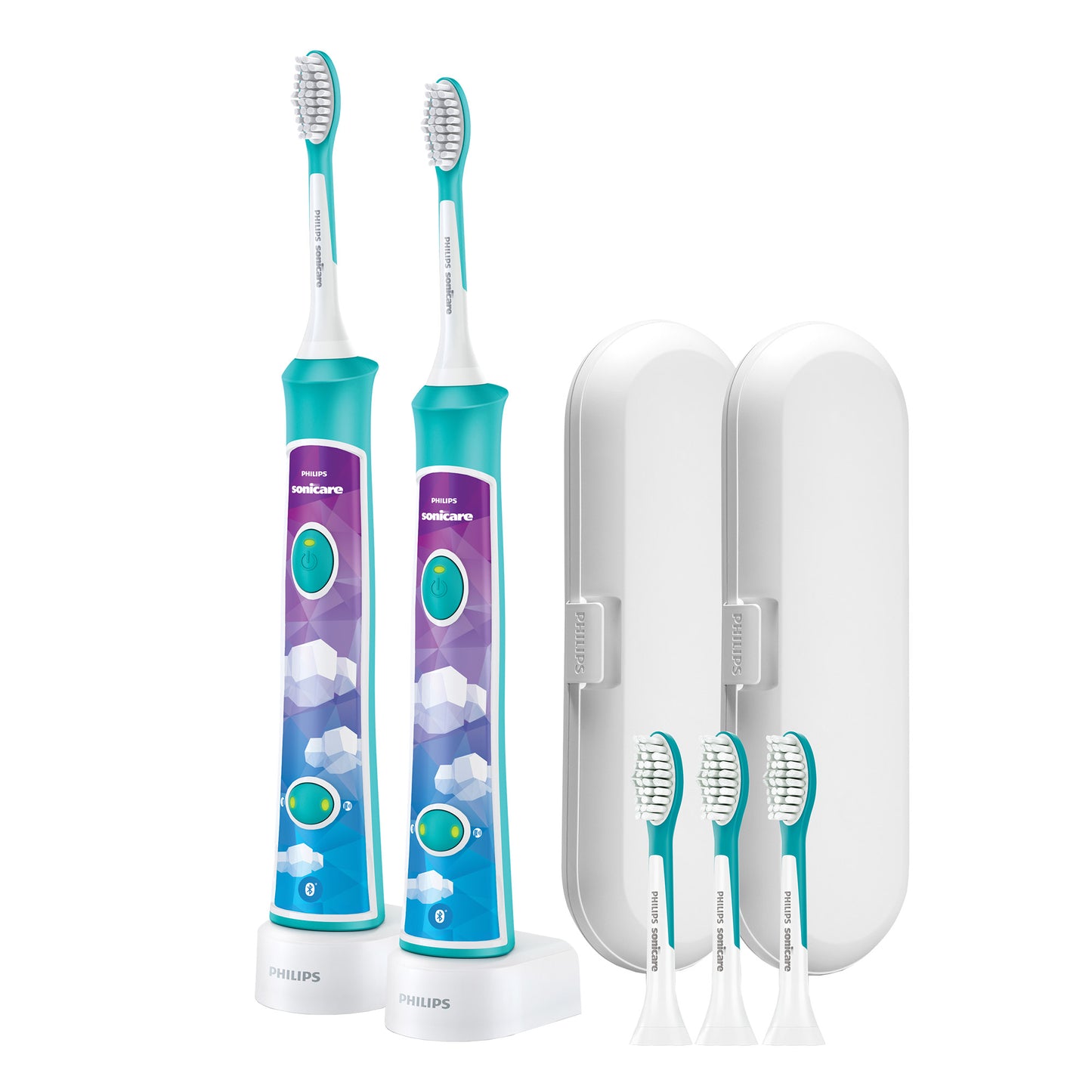 Philips Sonicare Kids Rechargeable Electric Toothbrush, 2 Pack