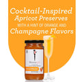 Skinnygirl Sugar Free Preserves, Kosher Apricot Mimosa, 10 Ounce