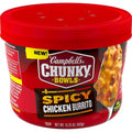 Campbell’S Chunky Soup, Spicy Chicken Burrito Soup, 15.25 Oz Microwavable Bowl