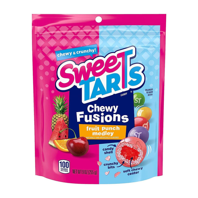 Sweetarts Chewy Fusions Candy, Fruit Punch Medley, Springtime Easter Candy, 9 Ounce