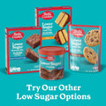 Betty Crocker Lower Sugar Brownie Mix, Double Chocolate Fudge, No Artificial Sweeteners, 14.7 Oz