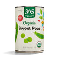 365 by , Peas Sweet Organic, 15 Ounce