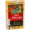 Good Seasons Zesty Italian Dressing & Recipe Seasoning Mix, 4 Ct Packets