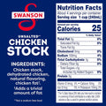 100% Natural Unsalted Chicken Stock,32 Oz Carton