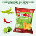 Zambos Plantain Chips Chile Limon (Pack of 1)