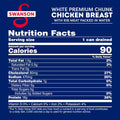 White Premium Chunk Canned Chicken Breast in Water, Fully Cooked Chicken, 4.5 OZ Can