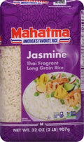 Mahatma Jasmine Rice, 32-Ounce Bag of Rice, Thai, Indian, or Cambodian Fragrant Flavored Rice, Stovetop or Microwave Rice