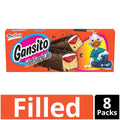 Marinela Gansito Strawberry and Crème Filled Snack Cakes | 1 Pack (8 Count)