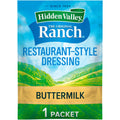 Hidden Valley Buttermilk Gluten Free Buttermilk Ranch Salad Dressing and Seasoning Mix, 0.4 Oz