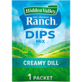 Hidden Valley Creamy Dill Gluten Free Ranch Dips Mix, 0.9 Oz