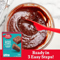 Betty Crocker Lower Sugar Brownie Mix, Double Chocolate Fudge, No Artificial Sweeteners, 14.7 Oz