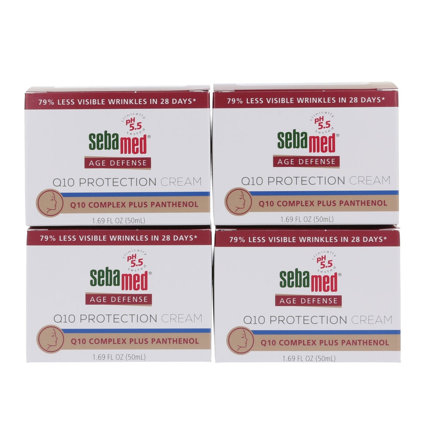 Sebamed Anti-Aging Facial Cream, 4-Pack