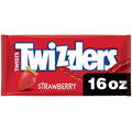 TWIZZLERS Twists Strawberry Flavored Licorice Style, Low Fat Candy Bag, 16 Oz