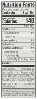 , Organic Blueberry Cereal Bar 6 Count, 7.8 Ounce