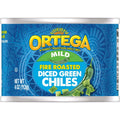 Ortega Fire Roasted Diced Green Chiles, Mild, 4 Oz Packaging may vary