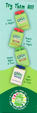 Gogo Squeez Fruit on the Go, Apple Apple, 3.2 Oz (Pack of 4), Unsweetened Fruit Snacks for Kids, Gluten Free, Nut Free and Dairy Free, Recloseable Cap, BPA Free Pouches