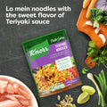 Knorr Teriyaki Noodles Pasta Sides No Artificial Flavors Teriyaki Noodles Cooks in 7 Minutes, 4.6 Oz Pouch Regular
