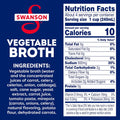 100% Natural, Gluten-Free Vegetable Broth, 32 Oz Carton