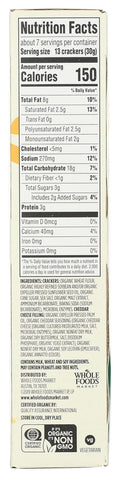 , Organic Mini Cheese Sandwich Crackers, 7.5 Ounce