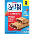 Nutri-Grain Soft Baked Breakfast Bars, Kids Snacks, Whole Grain, Strawberry, 10.4Oz Box (8 Bars)
