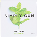 Simply Gum Natural Chewing Gum (Spearmint, 1 Pack)
