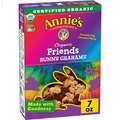 Annie'S Organic Friends Bunny Graham Snacks, Chocolate Chip, Chocolate & Honey, 7 Oz.