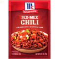 Mccormick Tex-Mex Chili Seasoning Mix, 1.25 Oz Envelope Packing May Vary