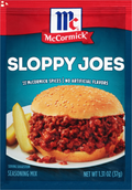 Mccormick Sloppy Joes Gluten Free Seasoning Mix, 1.31 Oz Envelope Packing May Vary