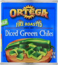 Ortega Diced Green Chiles, Mild, 7 Oz