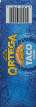 Ortega Yellow Corn Taco Shells, 4.9 Ounce, 12 Shells Packaging may vary