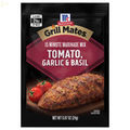Mccormick Tomato Grill Mates Tomato, Garlic & Basil Marinade Mix, 0.87 Oz Envelope