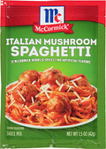 Mccormick Italian Mushroom Spaghetti Sauce Seasoning Mix, 1.5 Oz Envelope Packing May Vary