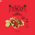 Mateo'S Hot Chipotle Taco Seasoning Hot Chipotle, 1Oz Packet Packing May Vary