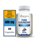 Natural Elderberry Extract- Daily Immune, Joint Support & Viral Defense 600MG