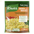 Knorr Chicken F Broccoli Fettuccine No Artificial Flavors Creamy Chicken Broccoli Fettuccine Pasta Cooks in 8 Minutes, 119g Regular