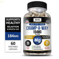 Cramp-A-Way 60Ct Magnesium Glycinate, Sleep Aid, Cramp, Joint & Bone Support