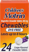 Children's Motrin Dye-Free Pain Reliever & Fever Reducer Ibuprofen