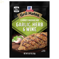 Mccormick Grill Mates Garlic, Herb & Wine Marinade Seasoning Mix, 0.87 Oz Envelope