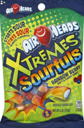 Airheads Xtremes Sour Rainbow Berry Chewy Candy Pieces Log Fruit Chew 6 Oz - 0073390009131