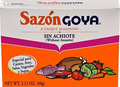 Goya 2.11 Oz without Annatto Sazon without Annatto Seasoning, 2.11 Oz Packing May Vary