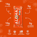ALOHA Organic Plant Based Protein Bars - Peanut Butter Cup Bar - Vegan, Low Sugar, Gluten-Free, Paleo, Low Carb, Non-Gmo, No Stevia, No Erythritol