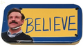 Ted Lasso Believe in Believe Blue Raspberry Flavored Candy - (1) Collectible Slide off Top Tin Filled with Candies Featuring Ted Lasso