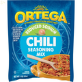12 Packs Ortega Seasoning Mix, Reduced Sodium Chili, 1 Ounce Packaging may vary